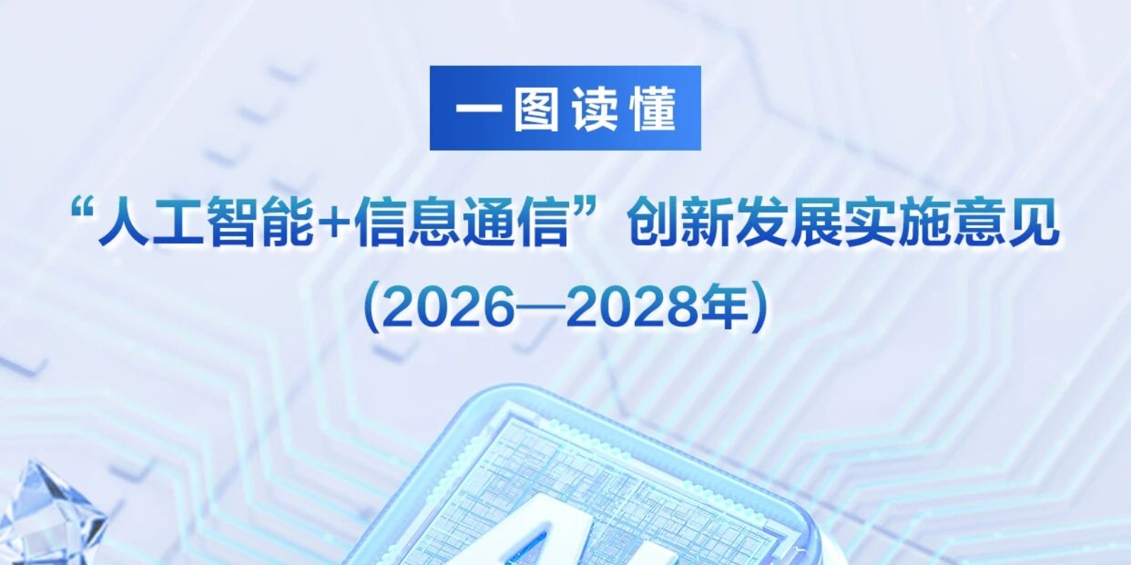 七问+一图，读懂《&ldquo;人工智能+信息通信&rdquo;创新发展实施意见（2026&mdash;2028年）》